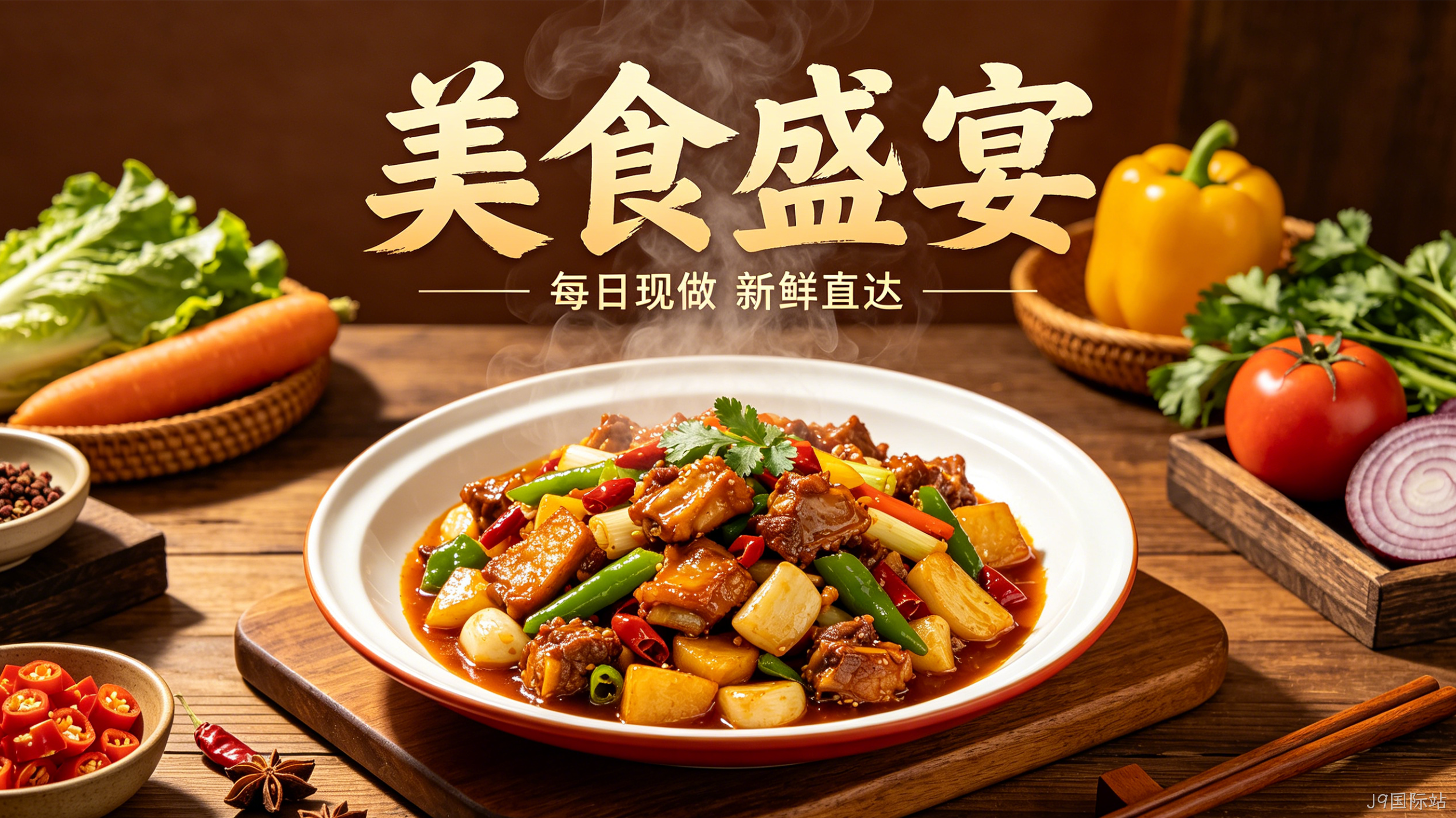 餐饮官网定制案例｜J9国际站打造品牌引流转化阵地
