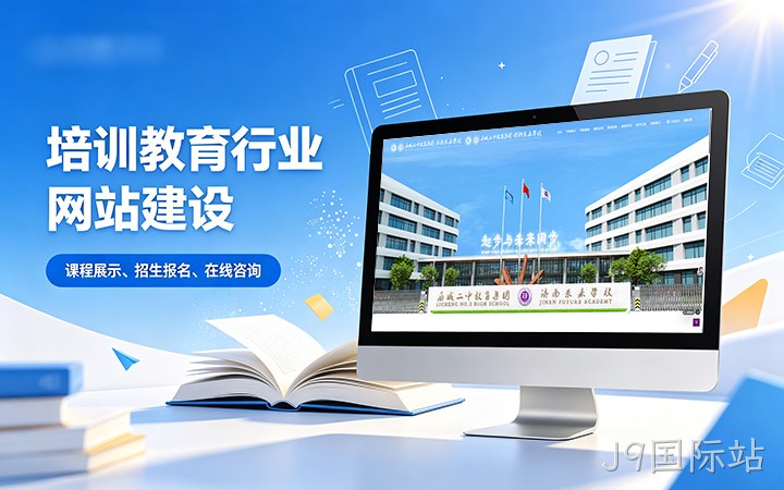J9国际站教育培训行业官网建设_学校培训机构网站设计制作
