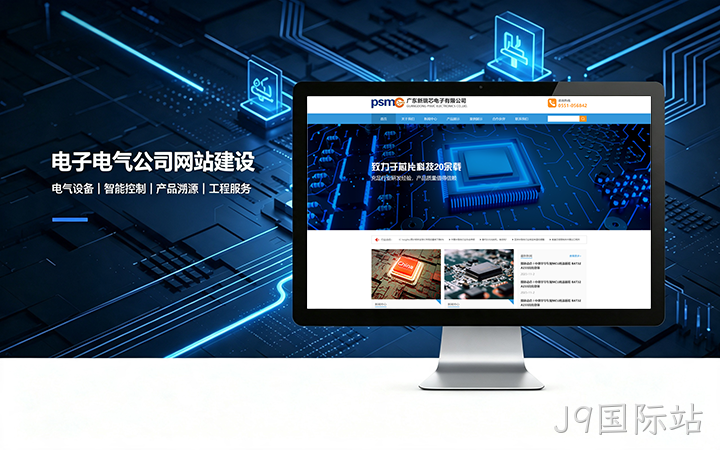 J9国际站电子电气公司网站建设_电器元器件企业官网设计制作